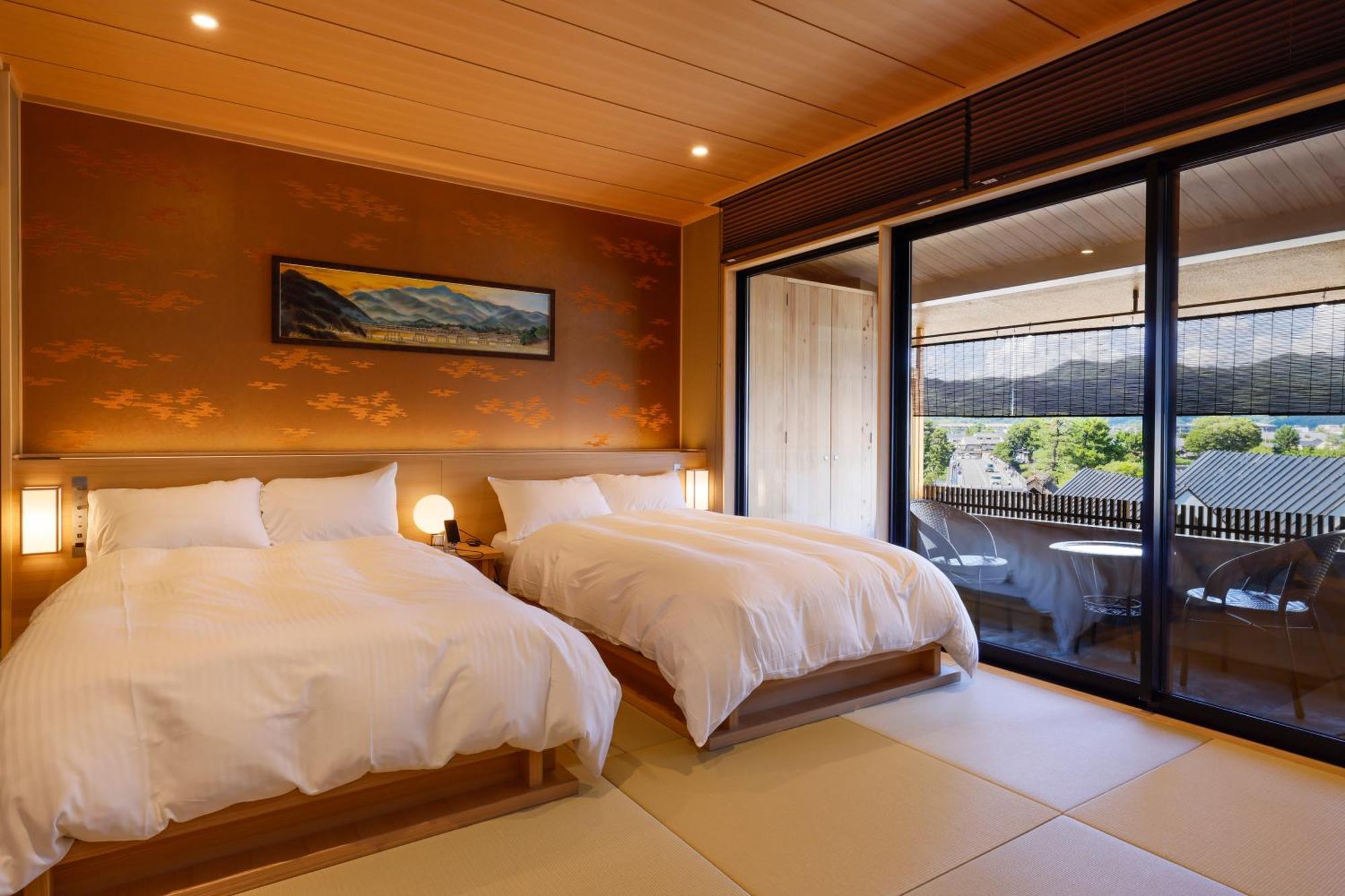 Kyoto Arashiyama Onsen Ryokan Togetsutei Exterior photo